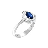 Anello Roman Gioielli Donna NUVOLA in Oro bianco Zaffiro 1.58 Ct R752A24N61M125 - R752A24N61M125